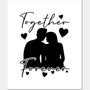 Couple Silhouette Posters and Art